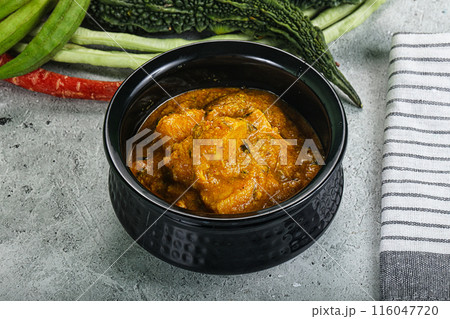 Spicy chicken masala in the bowl Spicy chicken masala in the bowl 116047720