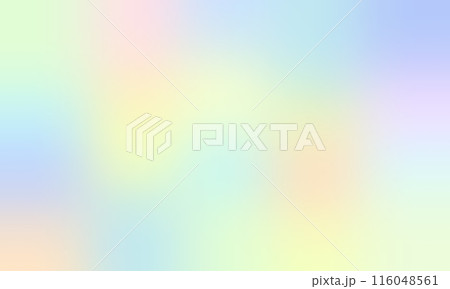 カラフルパステルカラーのグラデーション背景 116048561