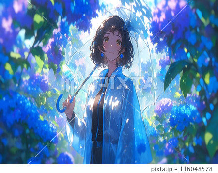 「紫陽花のトンネル」 116048578