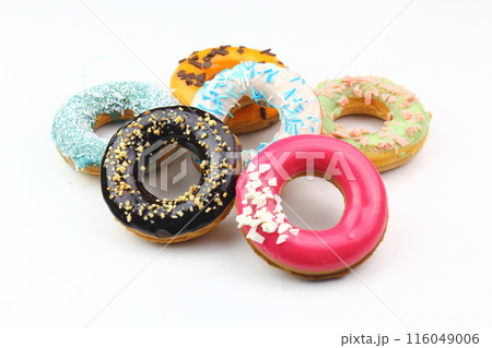 Apetite donut on white background 116049006
