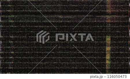 Pixelated texture. Digital errors on the screen. 116050473