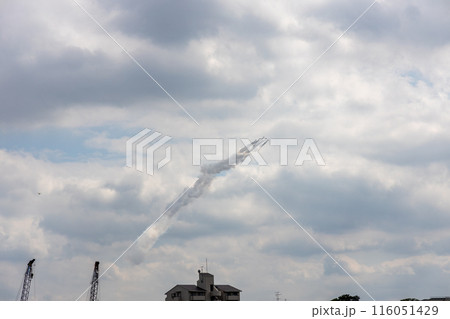 ブルーインパルスの航空ショー 116051429