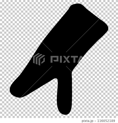 イ（カタカナ）/手書きの筆文字素材 116052189