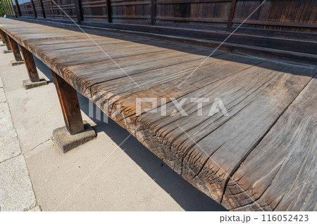 京都市 二条城の縁側 京都市 二条城の縁側 116052423