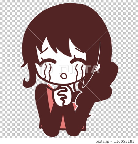 泣いている主婦のイラスト 116053193