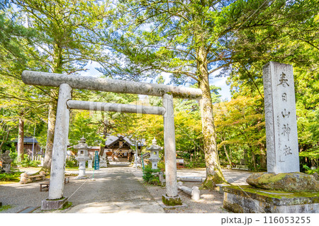 春日山神社　上杉神社より分霊され上杉謙信公を祭神に祀った神社　記念館には謙信公の遺品・資料などが展示 116053255