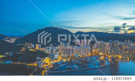 June 28 2024 a Shau Kei Wan Harbor Scene at hong kong June 28 2024 a Shau Kei Wan Harbor Scene at hong kong 116053664