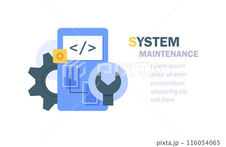 setting up applications on a mobile phone, icon, adjustment or maintenance app, download configuration and install on phone setting up applications on a mobile phone, icon, adjustment or maintenance app, download configuration and install on phone 116054065
