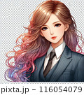 スーツを着た真面目そうな女性15 116054079