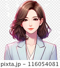 スーツを着た真面目そうな女性16 116054081