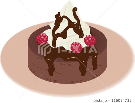 厚焼きホットケーキチョコレート 116054735