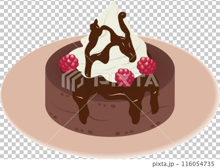 厚焼きホットケーキチョコレート 116054735