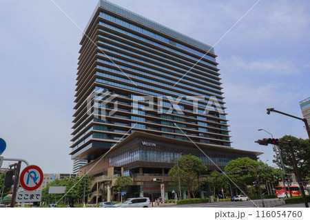 横浜みなとみらい21にあるウェスティンホテル横浜とアパートメントベイ横浜の外観 116054760