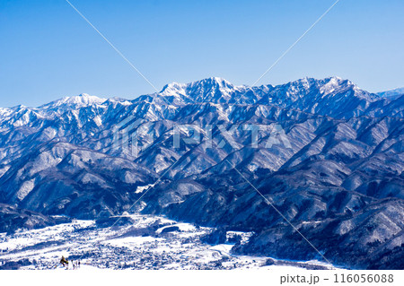 長野県白馬村 北アルプスの小遠見山 雪山登山 妙高山と高妻山 長野県白馬村 北アルプスの小遠見山 雪山登山 妙高山と高妻山 116056088