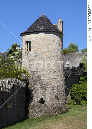 The Nevet tower along the ramparts of Quimper The Nevet tower along the ramparts of Quimper 116056202