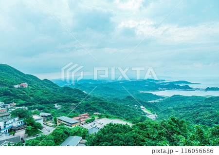 台湾 九份 街並み 116056686