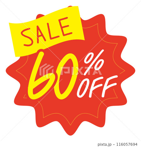 60％OFF　セールアイコン 116057694