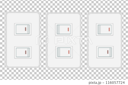Electric switch illustration Electric switch illustration 116057724