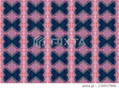 綺麗なオリジナルのリボン様のパターン素材 116057986