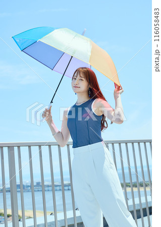 夏の女性ポートレート 夏の女性ポートレート 116058483