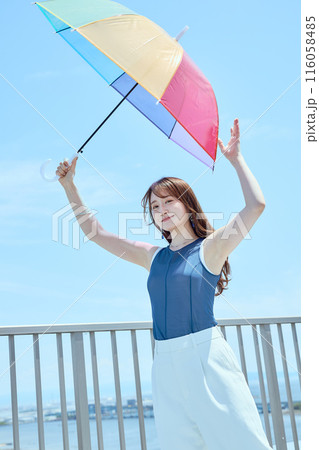 夏の女性ポートレート 夏の女性ポートレート 116058485
