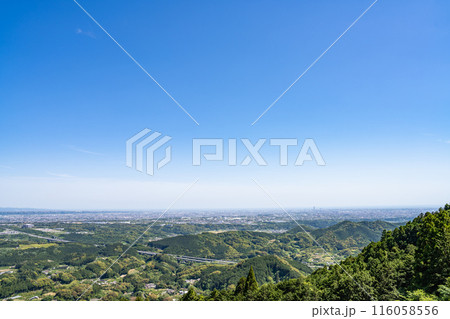 浜松市の滝沢展望台から見た景色(静岡県) 116058556