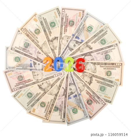 2025 New year isolated on white background.  116059514