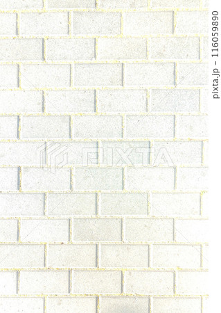 Paving slabs on a bright day, full depth of field, high key photo. 116059890