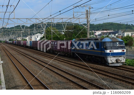EF210-301牽引コンテナ列車 東海道貨物線 EF210-301牽引コンテナ列車 東海道貨物線 116060209