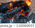 炭のアップ 116060655