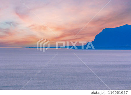 Castellammare del Golfo sea bay, Sicily, Italy 116061637