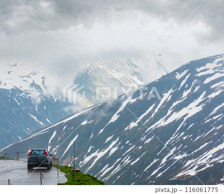Spring Swiss Alps mountain landscape Spring Swiss Alps mountain landscape 116061775