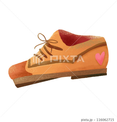 a pair of brown shoes 116062715