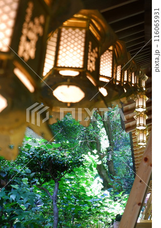 京都洛西楊谷寺にあるあじさい回廊の燈 116065931
