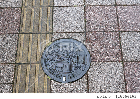 May 12 2024 iron cover at Takeo Onsen Takeo, Saga, Japan May 12 2024 iron cover at Takeo Onsen Takeo, Saga, Japan 116066163