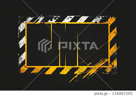 A black and white background with a white frame and a black square in the middle 116067205