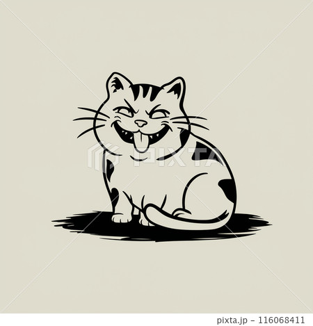 笑うやんちゃ猫 笑うやんちゃ猫 116068411