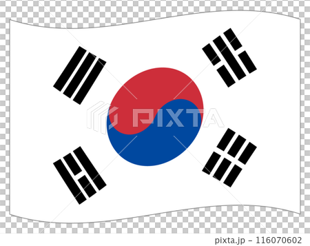 世界各國國旗 韓國國旗 116070602