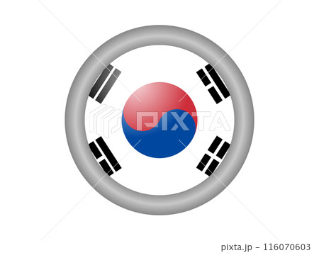 世界の国旗 韓国のアイコン 世界の国旗 韓国のアイコン 116070603