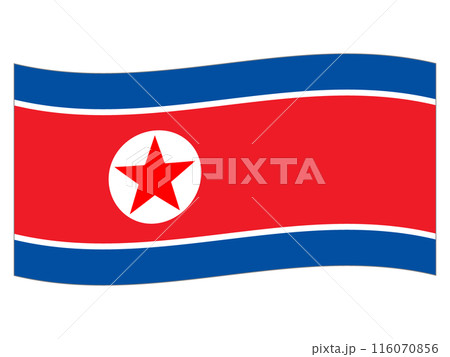 世界の国旗　北朝鮮の旗 116070856