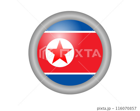 世界の国旗 北朝鮮のアイコン 世界の国旗 北朝鮮のアイコン 116070857