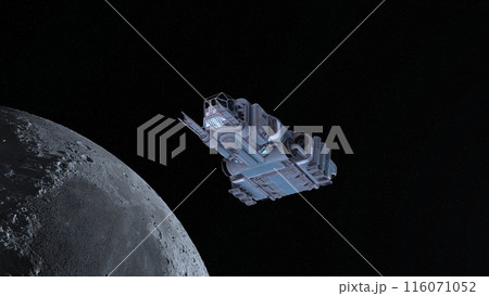宇宙船と月 116071052