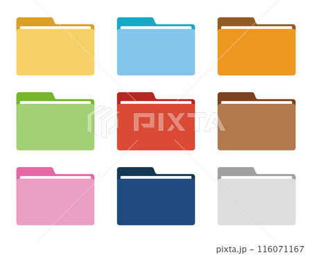シンプルなファイルのアイコンセット 116071167