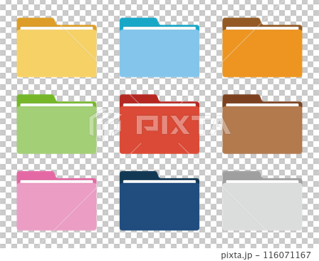 シンプルなファイルのアイコンセット 116071167