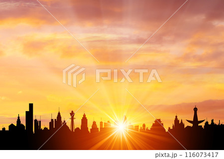 大阪イメージイラスト 大阪イメージイラスト 116073417