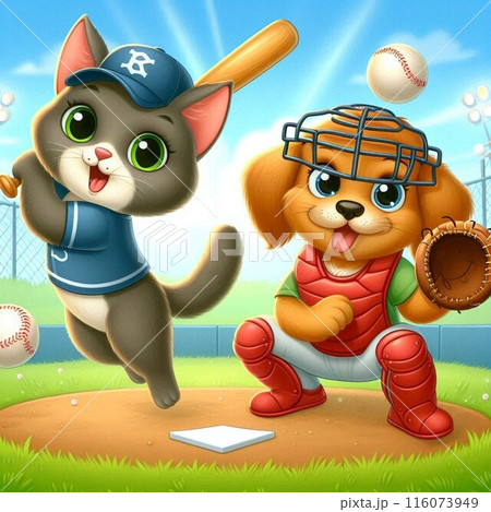 わんにゃんBaseBall 116073949