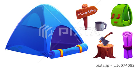 Equipment for camping and hiking 116074082