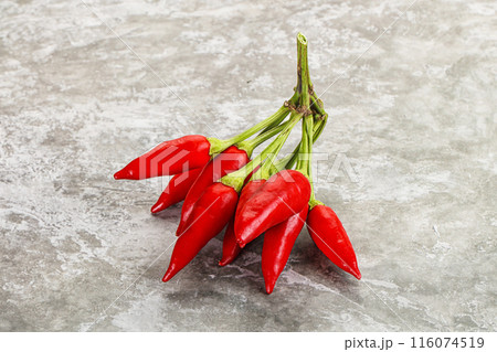 Spicy ripe red fresno pepper Spicy ripe red fresno pepper 116074519