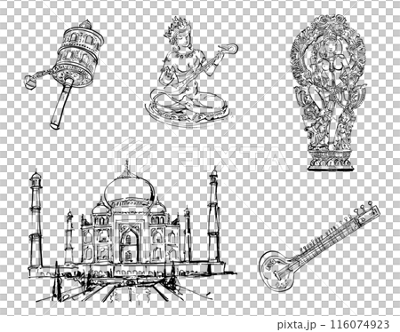 インドとチベットのイメージ インドとチベットのイメージ 116074923