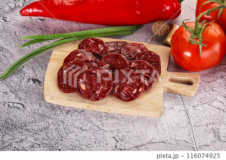 Wild Bear meat homemade sausages Wild Bear meat homemade sausages 116074925